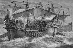 Die Schlacht von Dover, 24. August 1217, ca. 1880