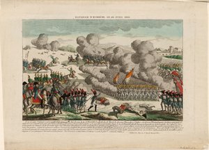 Die Schlacht von Eggmühl am 22. April 1809, ca. 1809