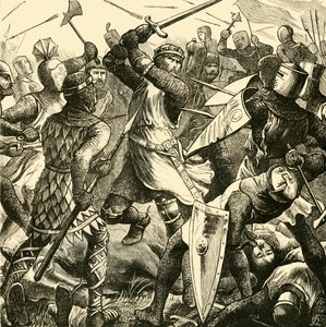 Die Schlacht von Evesham: De Montforts letzter Stand, 1265, 1890
