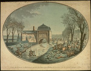 Die Schlacht von Jemappes, ca. 1793 von Unbekannt