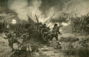 Die Schlacht von Marston Moor, 2. Juli 1644, 1890 von Unbekannt