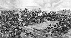Die Schlacht von Waterloo, gekämpft am 18. Juni 1815, 1910