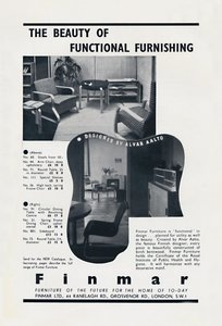 Die Schönheit funktionaler Möbel - Finmar, 1939 von Unbekannt