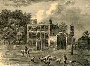 Die Glocke in Edmonton, um 1876 von Unbekannt