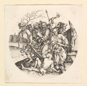 Der Verrat Christi Kopie im Rundel, ca. 1435-1491