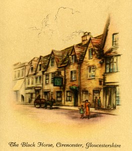 The Black Horse, Cirencester, Gloucestershire, 1936