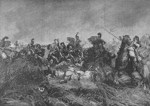 The Black Watch 42. Royal Highlanders bei Quatre Bras, 1902