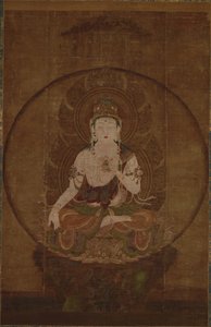 Der Bodhisattva Akasagarbha Kokuzo Bosatsu, 12. Jahrhundert