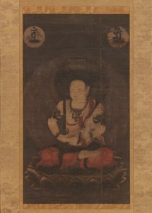 Der Bodhisattva Manjushri Monju Bosatsu, 13. Jahrhundert von Unbekannt
