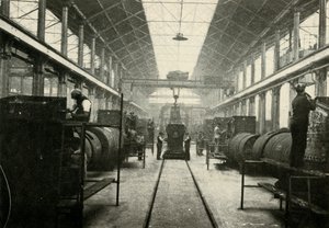 Der Kesselraum, Lokomotivwerk, Swindon, ca. 1930