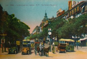 Der Boulevard des Italiens, Paris