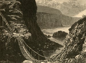 Die Brücke, Carrick-A-Rede, 1898 von Unbekannt