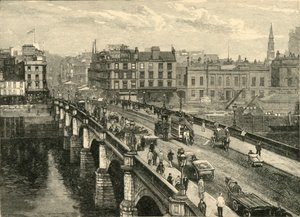 Die Broomielaw-Brücke, Glasgow