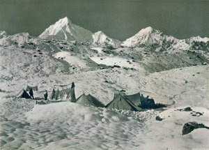 Das Lager unterhalb von Jongsong La, ca. 1903
