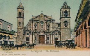 Die Kathedrale, Havanna, Kuba, ca. 1910