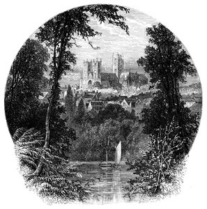 Die Kathedrale, Lincoln, England von Unbekannt