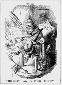 Die Katzenpfote: oder Arme Pussey, 1850 von Unbekannt