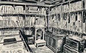 Die Kettenbibliothek in Wimborne