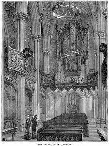 Die Königliche Kapelle, Dublin, 19. Jahrhundert von Unbekannt