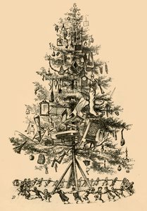 Die Kinder tanzten fröhlich um den Baum, 1882 von Unbekannt