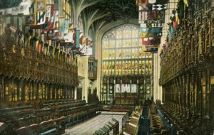Der Chor in der St. Georgs-Kapelle, Windsor Castle, 1904