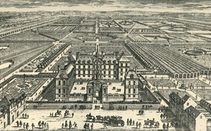 Das Château de la Rochefoucauld, Liancourt, Oise, Nordfrankreich