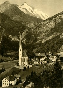 Die Kirche St. Vincent, Heiligenblut am Großglockner, Österreich, ca. 1935 von Unbekannt