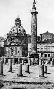 Die Kirche des Allerheiligsten Namens Mariens am Trajansforum, Rom, Italien, ca. 1930er von Unbekannt