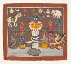 Das Quirlen des Milchmeeres, ca. 1780-90