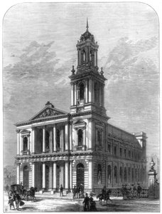 Der City Temple, Holborn Viaduct, London, 1875