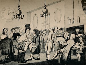Das Kaffeezimmer bei Lloyds von Unbekannt