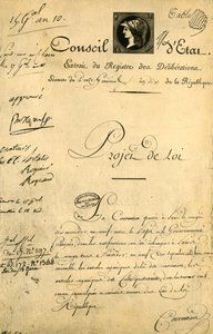 Das Konkordat und die organischen Artikel, 5. April 1802, 1921