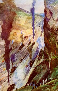 Die Eroberer, Culebra Cut, Panamakanal, Panama, 1926 von Unbekannt