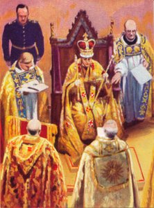 Die Krönung von König Georg VI. 1895-1952, 12. Mai, 1937