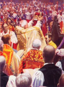Die Krönung von König Georg VI. 1895-1952, 12. Mai 1937
