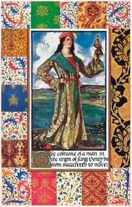 Kostüm eines Mannes zur Zeit von König Heinrich VII.