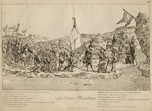 Die Konterrevolution, 1791 von Unbekannt
