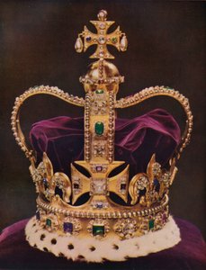 Die Krone von England, St. Edwards Krone, ca. 1937