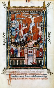 Die Kreuzigung des Hl. Denis, 1317 von Unbekannt