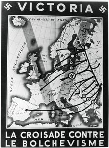 Der Kreuzzug gegen den Bolschewismus, Vichy-französisches Propagandaplakat, 1941