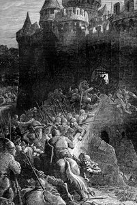 Der Streit der Kreuzfahrer, 1909 von Unbekannt