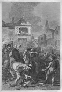 Der Tod von Wat Tyler, 1838