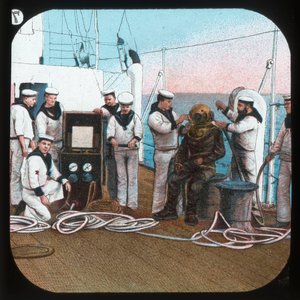 Der Taucher -- H.M.S. Blake, ca. 1900