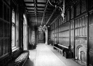 Die Division Lobby, House of Commons, Westminster, London, 1926