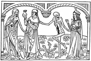Der Arzt und der Liebhaber mit ihren toten Selbst von Unbekannt