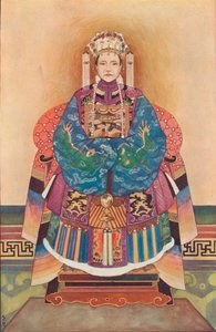 Die Kaiserinwitwe von China von Unbekannt