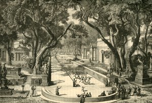 Der Dromos in Sparta, restauriert, 1890