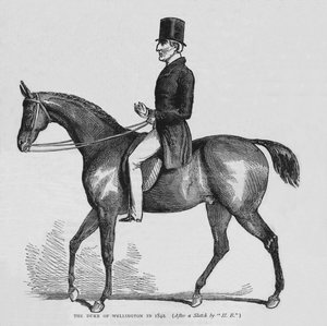Der Herzog von Wellington, um 1842 von Unbekannt