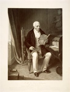 Der Herzog von Wellington liest Depeschen in seinem Haus Apsley House, London