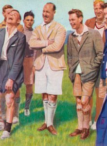 Der Herzog von York, später George VI, im Jungenlager des Herzogs von York von Unbekannt